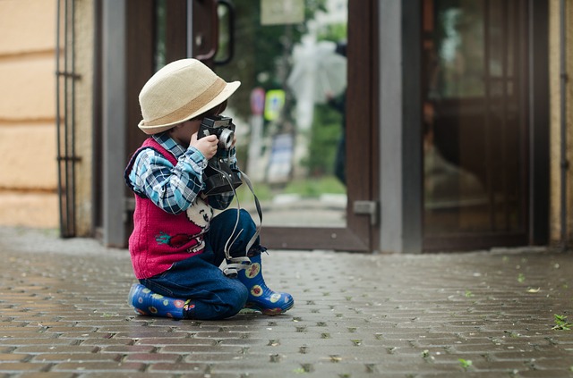 Enfant photographe