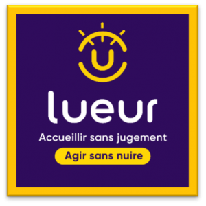 Logo Lueur Accueillir sans jugement, agir sans nuire